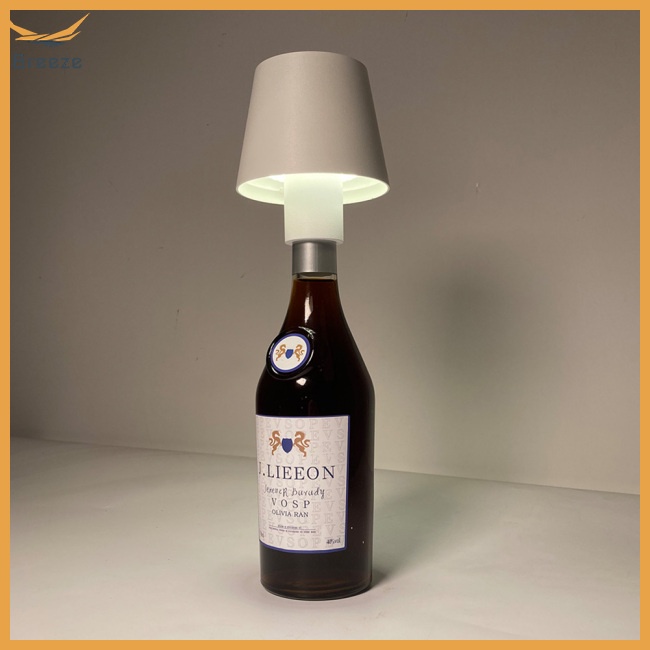 Đèn Led Để Bàn Không Dây Sạc Được Thiết Kế Hình Chai Nước Sáng Tạo Cho Phòng Ngủ / Quán Bar