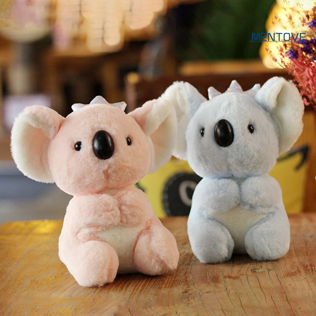 [MT] Thú Nhồi Bông Hình Gấu Koala Đeo Vương Miện Bằng Cotton PP Cảm Ứng Sống Động Thoải Mái