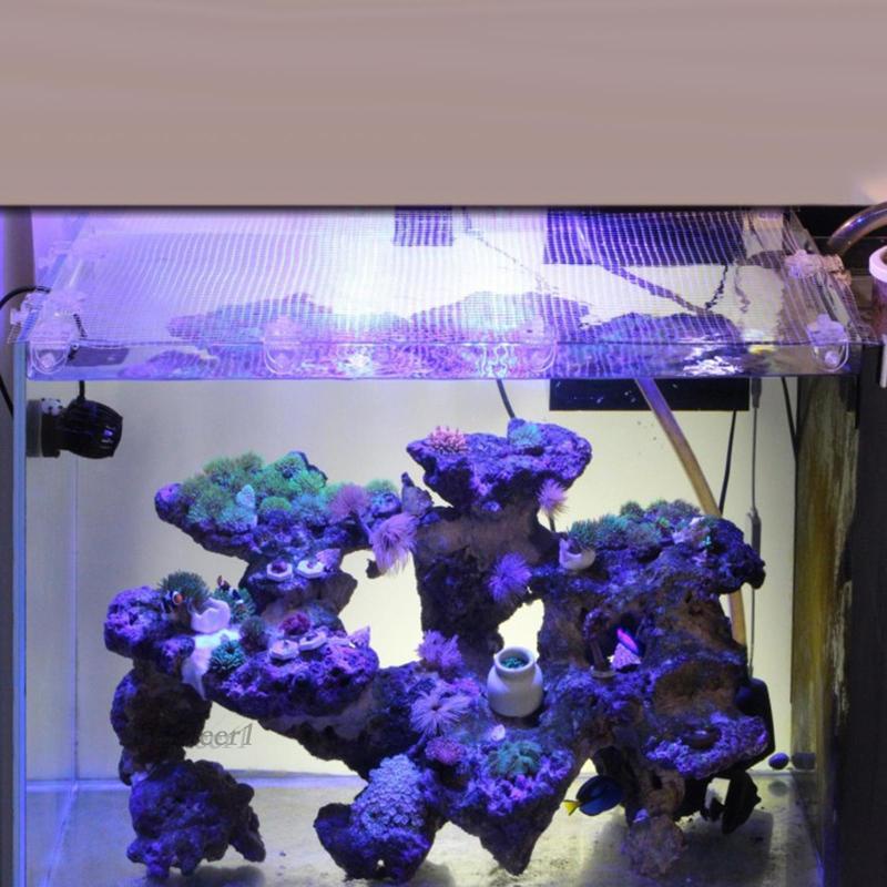 [Fenteer1] Set 2 Kẹp Che Phủ Bể Cá Trong Suốt Chống Thoát Hiểm Đa Năng