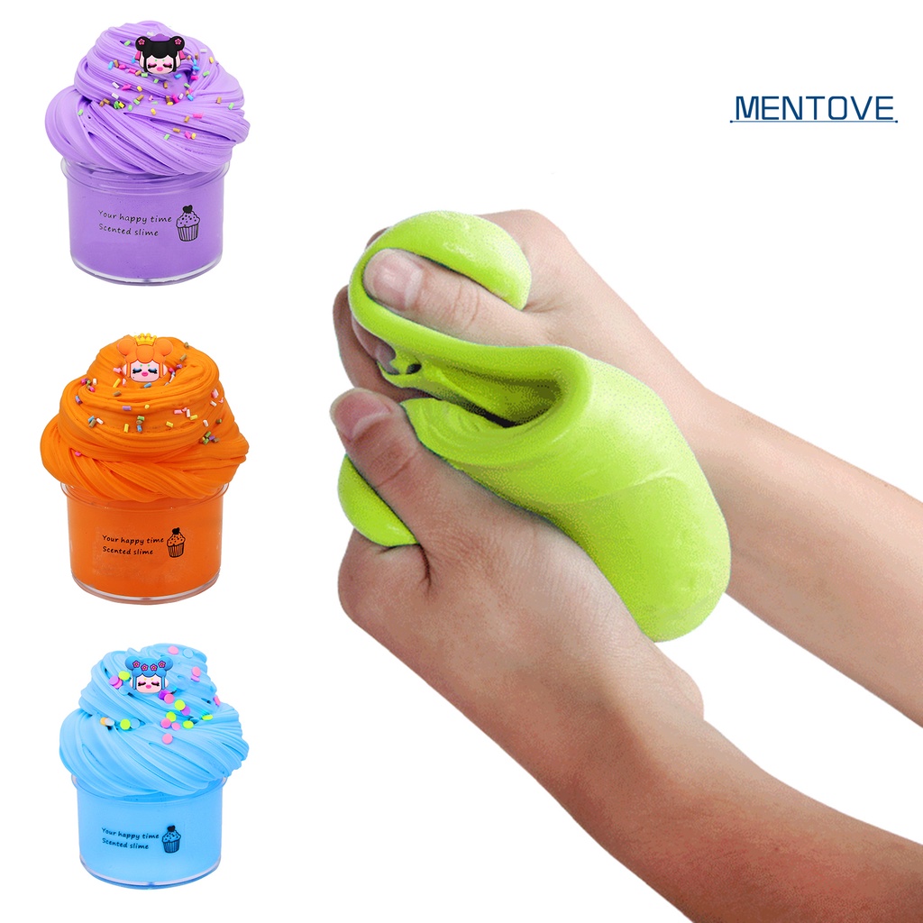 Bộ Đồ Chơi Đất Sét 70ml Mềm Nhiều Màu Sắc Có Mùi Thơm Chống Căng Thẳng DIY