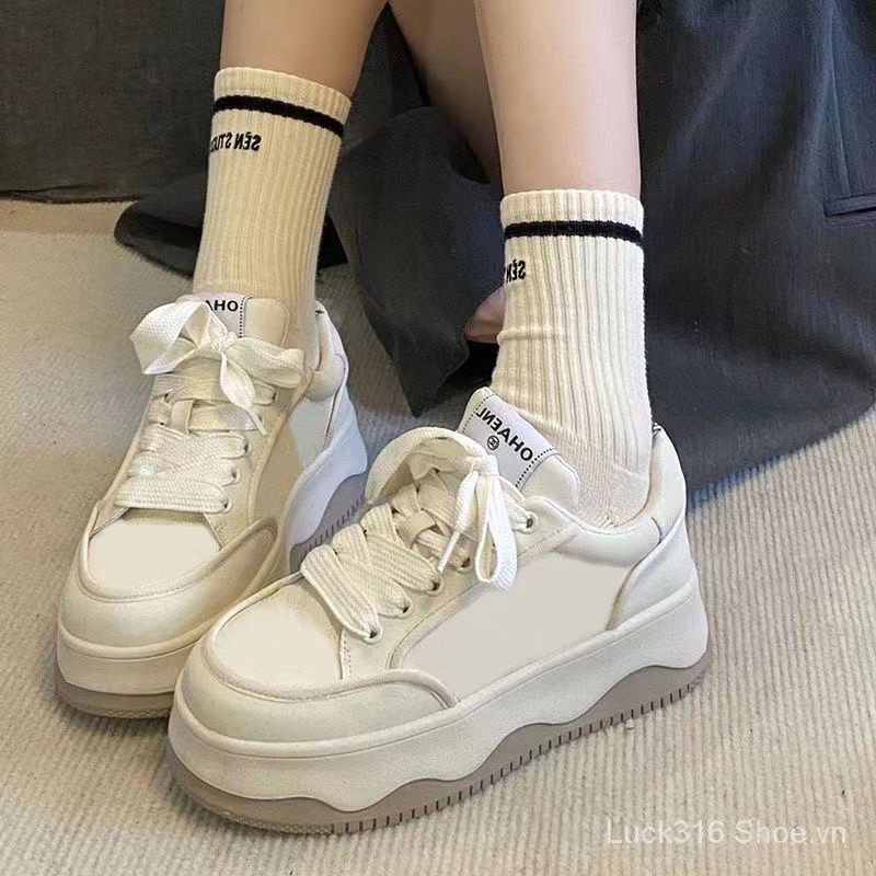 Giày Sneaker Đế Dày Phẳng Phong Cách Nhật Bản Thời Trang Xuân Hè 2023