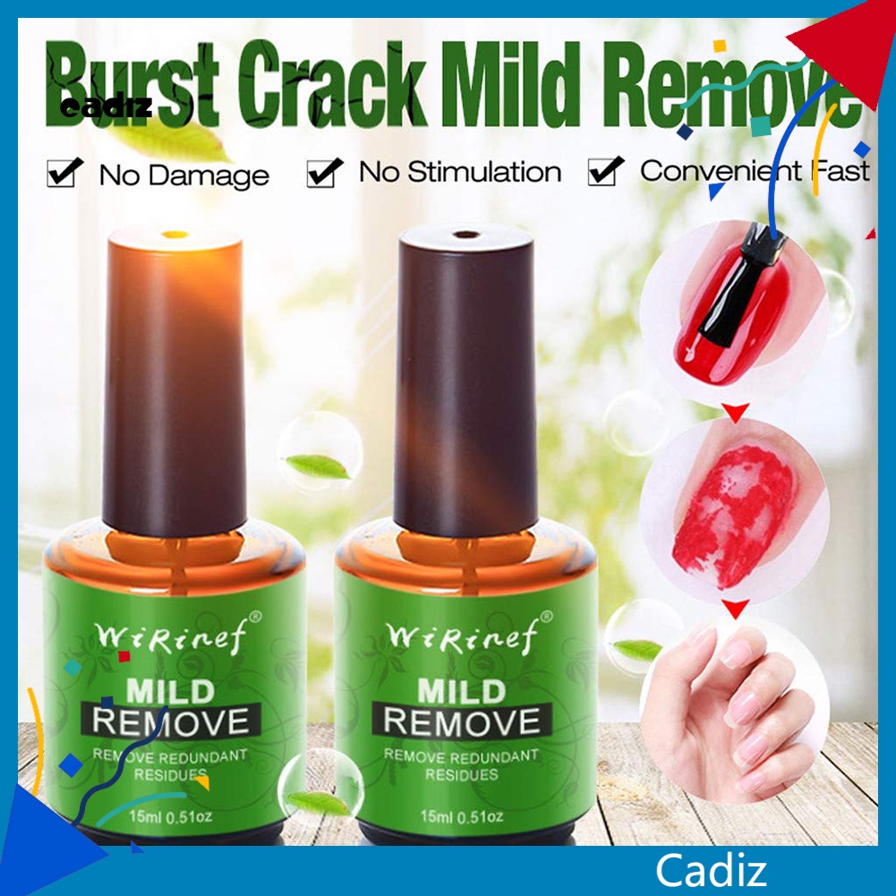 Dung Dịch Loại Bỏ Sơn Móng Tay 15ml Có Đèn LED UV