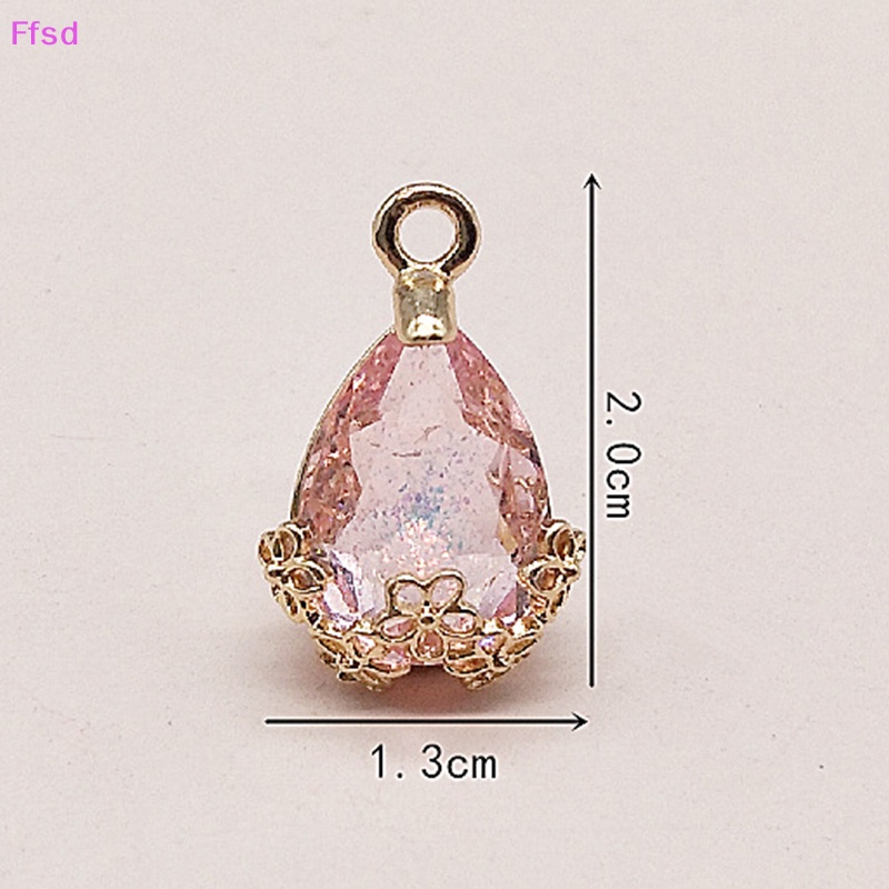 Bộ 5 Nút Đính Đá 13 * 20mm Dùng Làm Trang Sức DIY