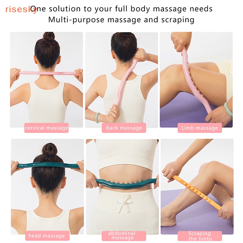 Gậy Lăn Mát Xa Lưng Cơ Thể Bằng Nhựa Tiện Dụng