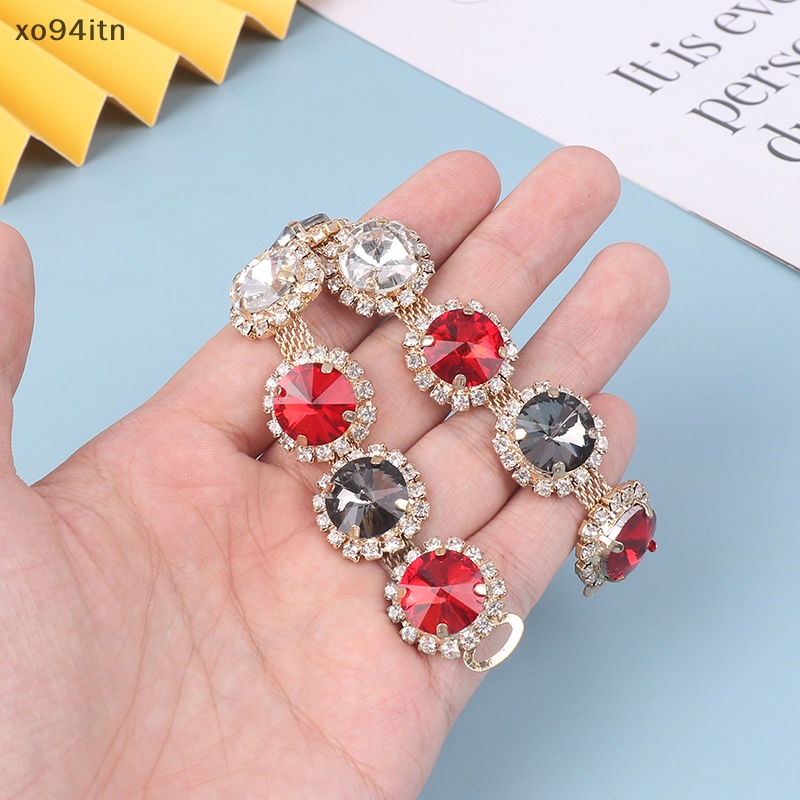 1 Khóa Dây Xích Đính Đá Trang Trí Giày Sandal / Bikini DIY