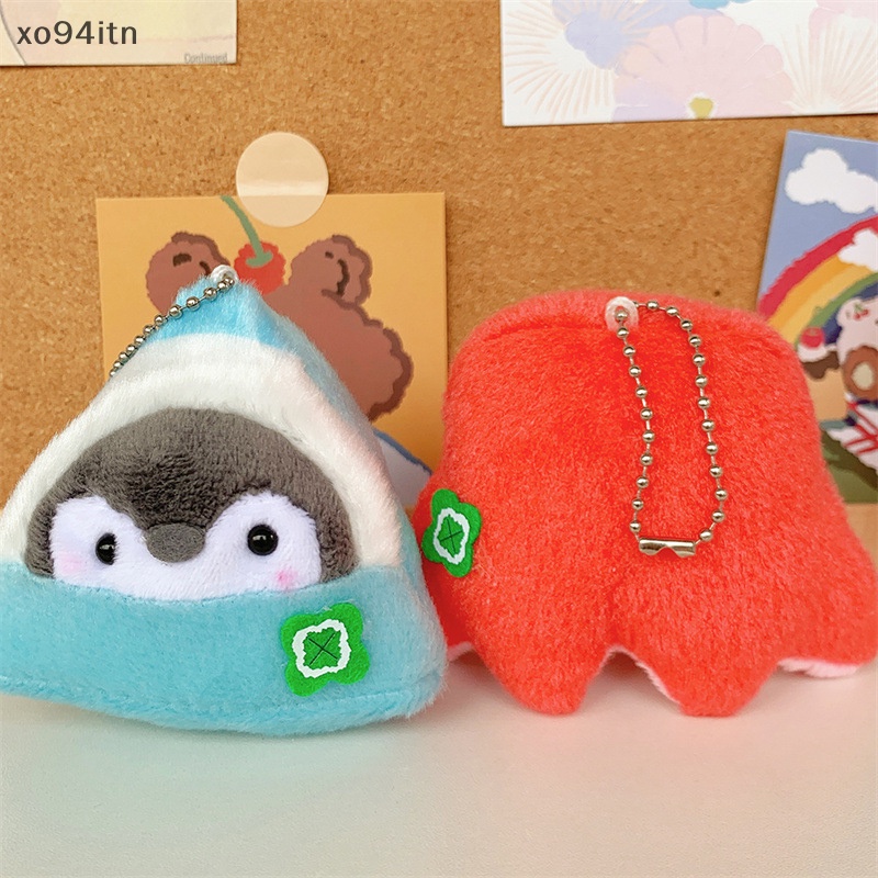 Móc Khóa Hình Chim Cánh Cụt Nhồi Bông Dễ Thương