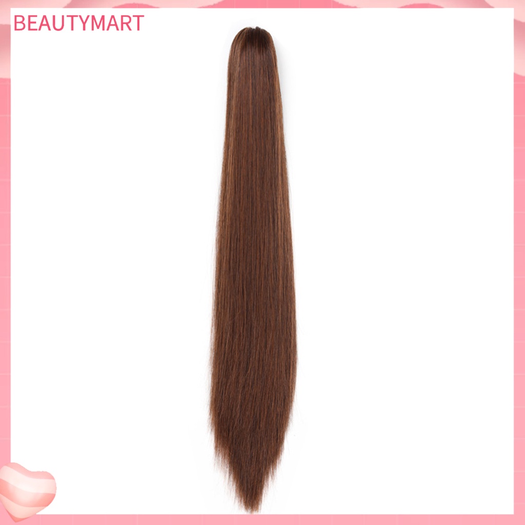 [beautymart] Tóc Giả Kẹp Tóc Đuôi Ngựa Thẳng Dài Vô Hình Tự Nhiên Không Lem Có Thể Dùng Tạo Kiểu Tóc Đuôi Ngựa Cho Nữ