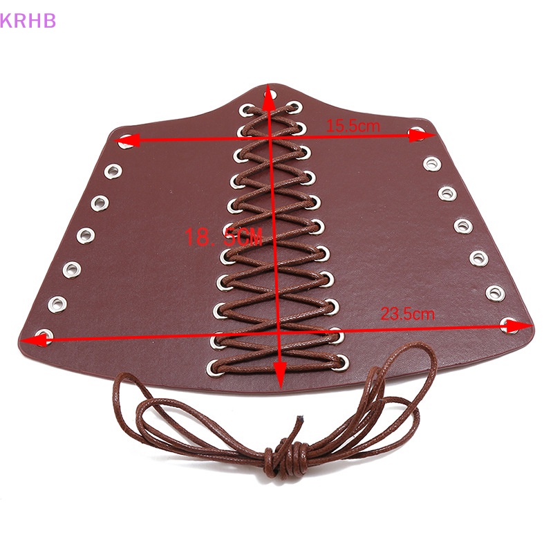 Krhb Vòng Đeo Tay Giả Da Bản Rộng Buộc Dây Hóa Trang Phong Cách Steampunk Cho Nam Và Nữ Mới