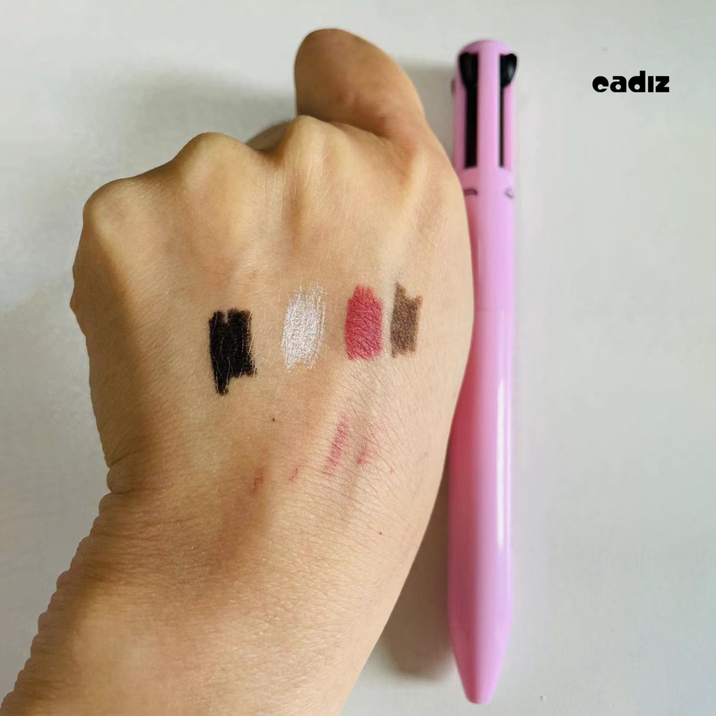 Bút Kẻ Mắt / Môi / Lông Mày 4 Trong 1 Chống Nước Không Gây Kích Ứng Nhẹ Nhàng