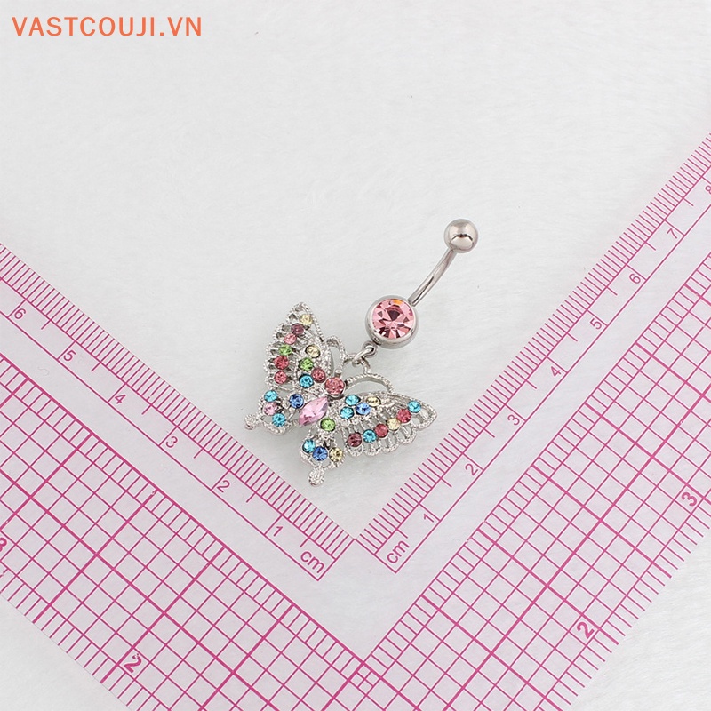 Khuyên RốN HìNh BướM ĐíNh Đá Xinh XắN