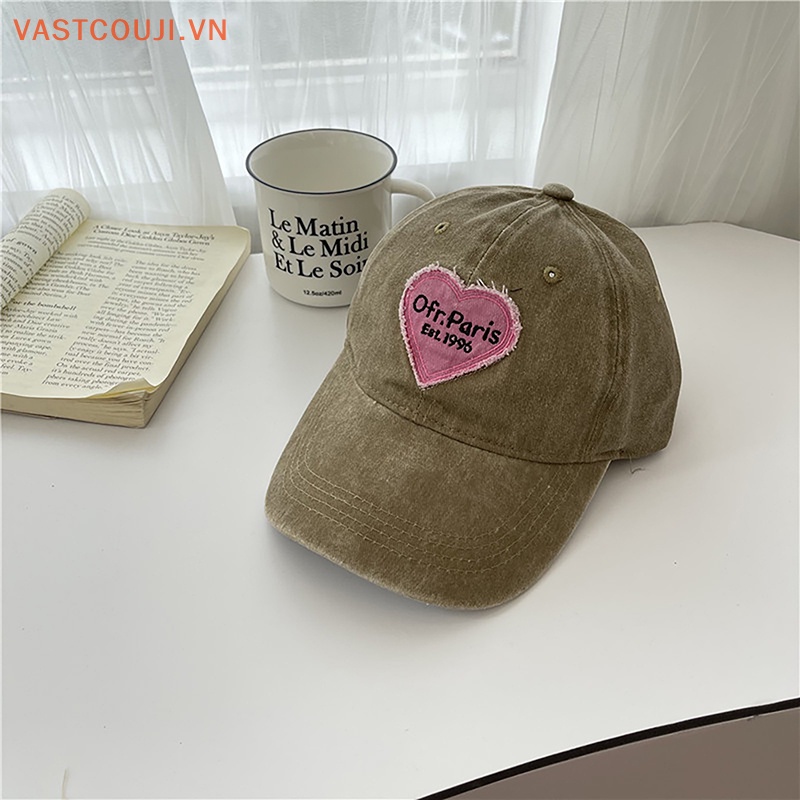 Mũ Lưỡi Trai Chất Liệu Cotton Mềm Thêu Chữ Phong Cách Hiphop Thời Trang Cho Nam Nữ