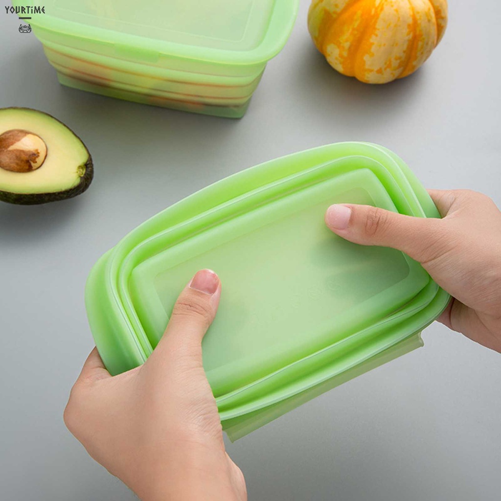 Hộp Silicone Đựng Thực Phẩm Có Nắp Đậy Tiện Lợi