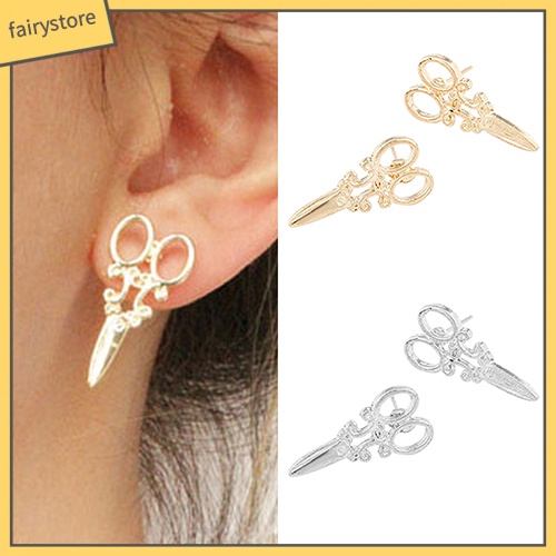 Bông Tai Hình Cây Kéo Độc Đáo Dành Cho Nữ