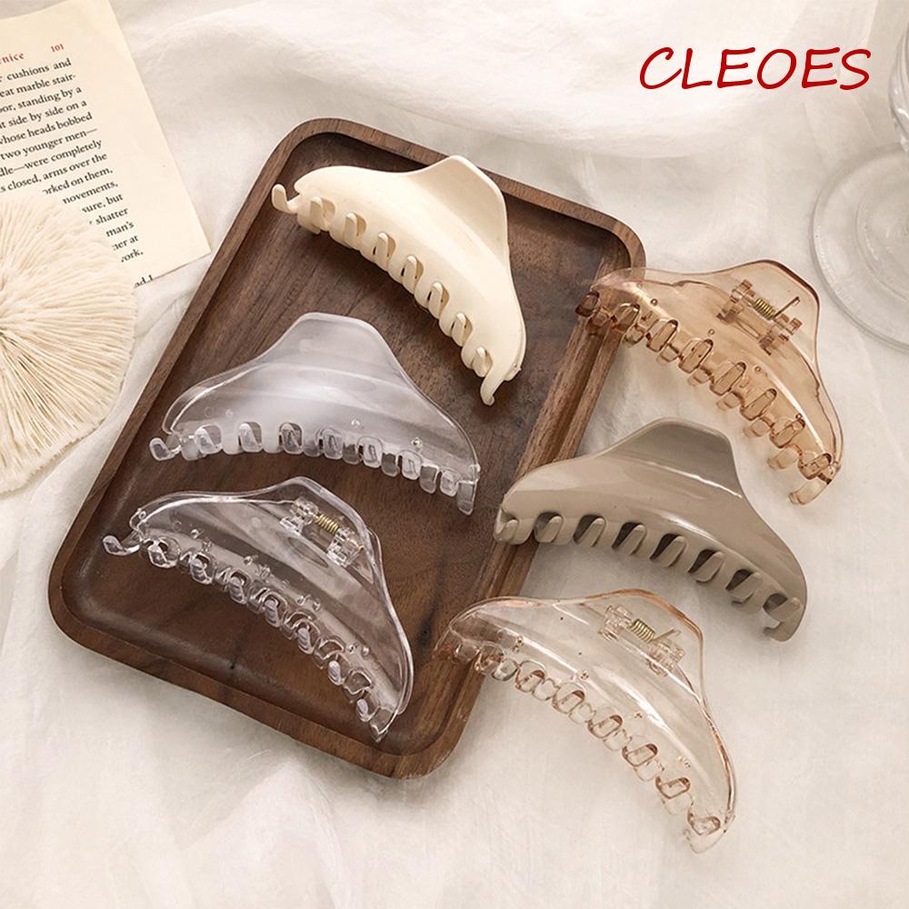 Kẹp Tóc Càng Cua Trong Suốt Phong Cách Hàn Quốc Cho Nữ