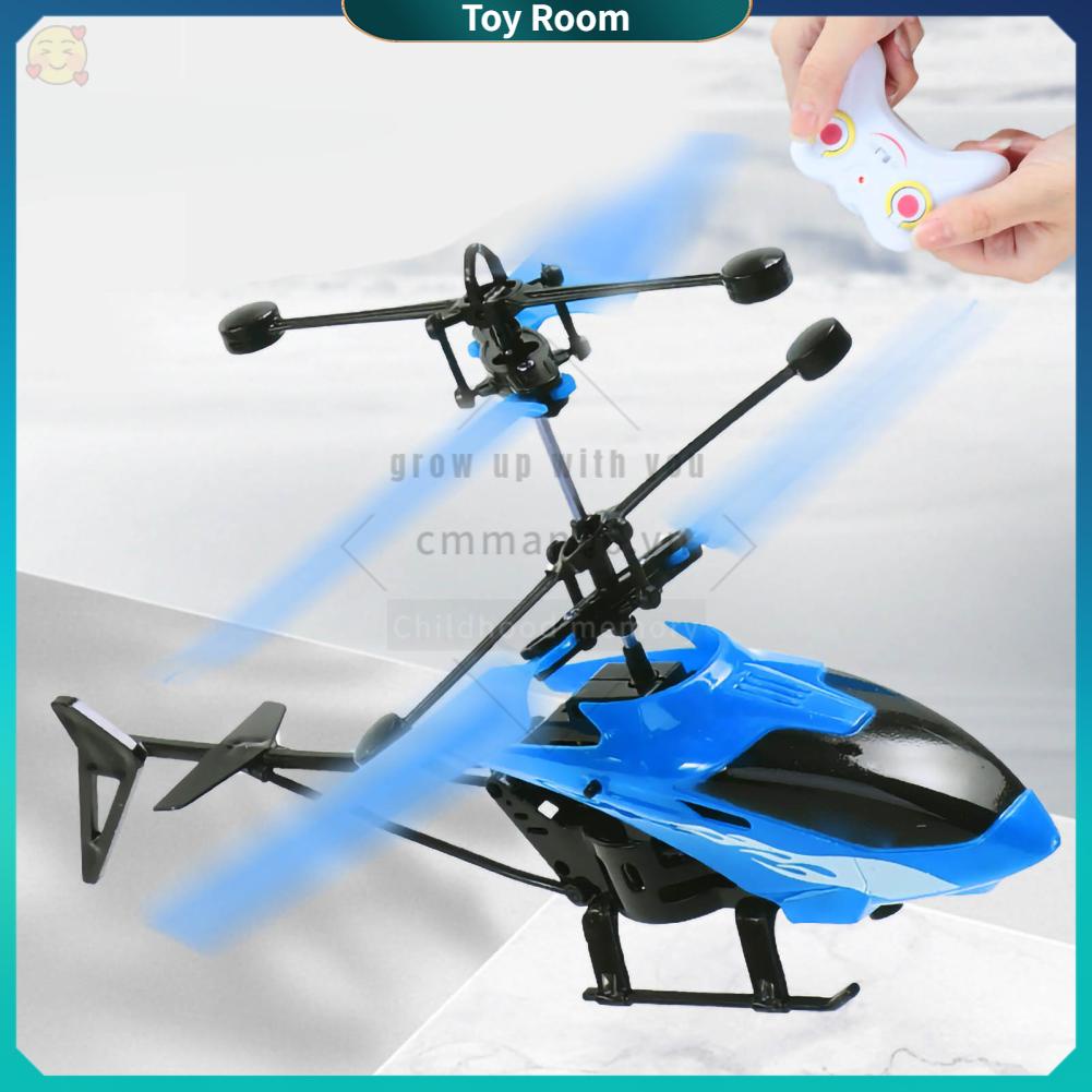 Có thể bán buôn Máy bay trực thăng điều khiển từ xa RC cảm ứng di chuột với máy có thể sạc lại chống rơi nhẹ ToyRoom Hàng giao ngay