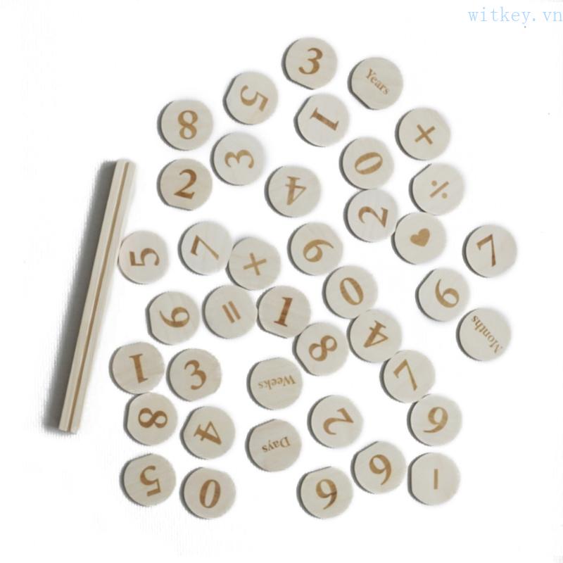 Bộ Thẻ Ảnh Đánh Dấu Cột Mốc Phát Triển Theo Tháng Giáo Dục Sớm Cho Bé