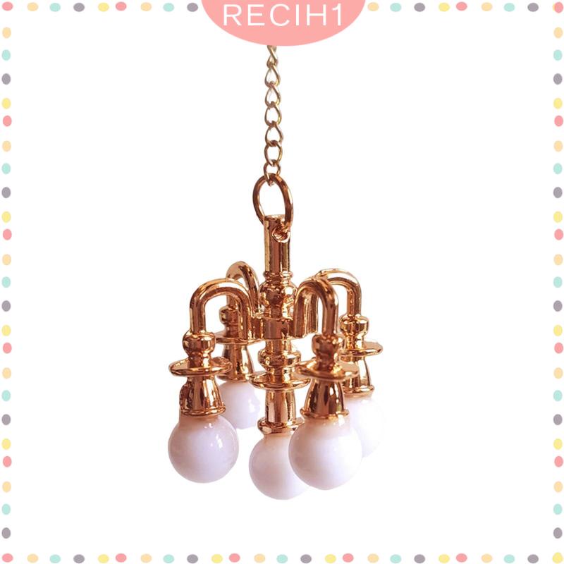 Mô Hình Đèn Trần Mini Tỷ Lệ 1 / 6 1 / 12 Dùng Trang Trí Nhà Búp Bê