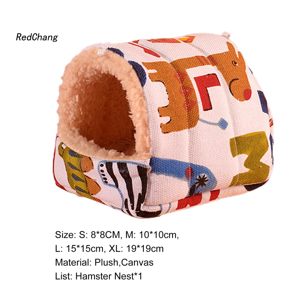 Nhà Vải Lông Mini Lót Chuồng Hamster / Sóc Tiện Dụng