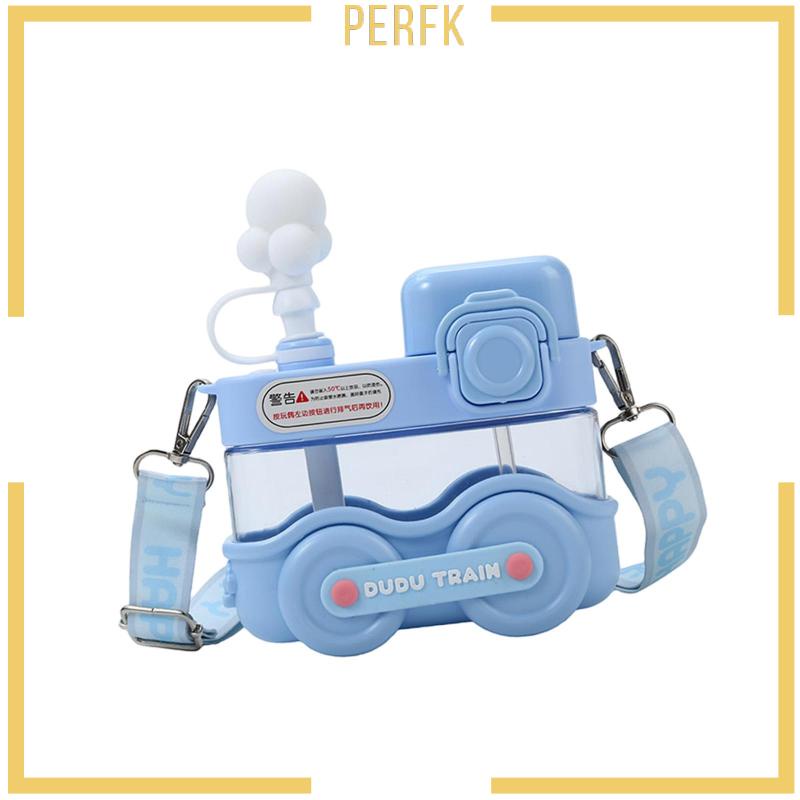 Bình Nước Di Động Dễ Thương Có Dây Đeo Vai Tùy Chỉnh Cho Bé