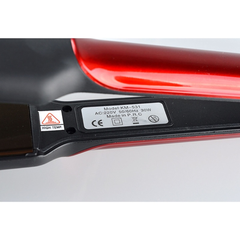 Máy Uốn Tóc Có Màn Hình Hiển Thị Nhiệt Độ Khô Và Ướt Tiện Dụng