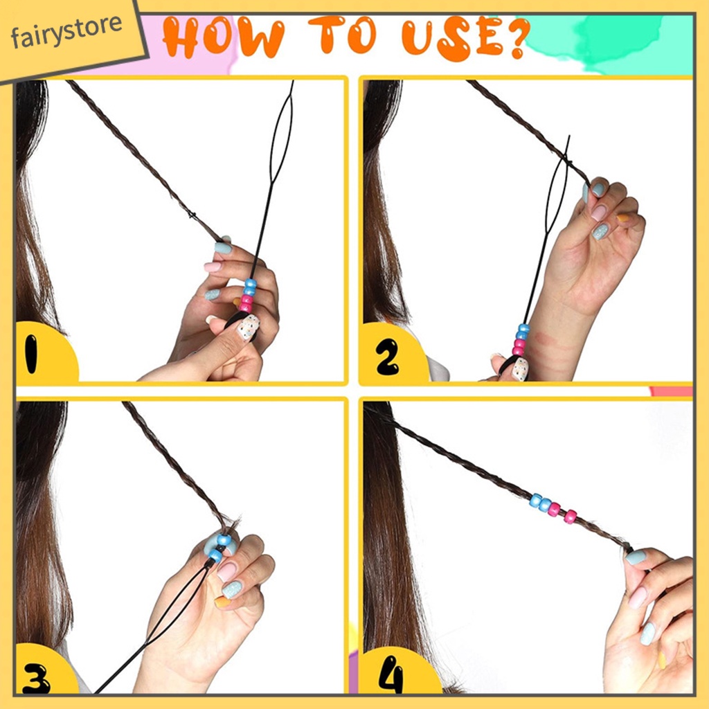 1 Bộ Hạt Xỏ Vòng Tay / Dây Thun Nhiều Màu Dùng Làm Trang Sức Nghệ Thuật