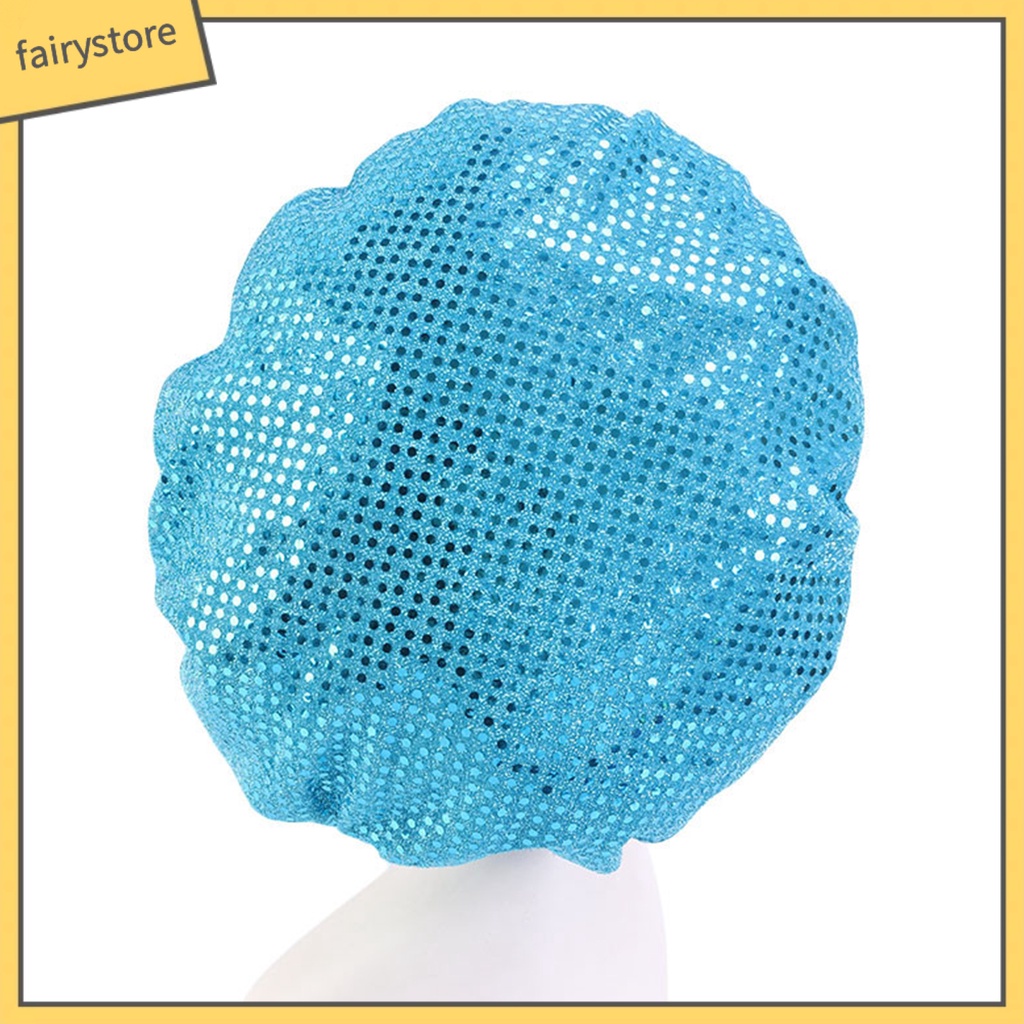 Mũ Trùm Đầu Co Giãn Đính Kim Sa Lấp Lánh Có Thể Điều Chỉnh Chăm Sóc Tóc Khi Ngủ