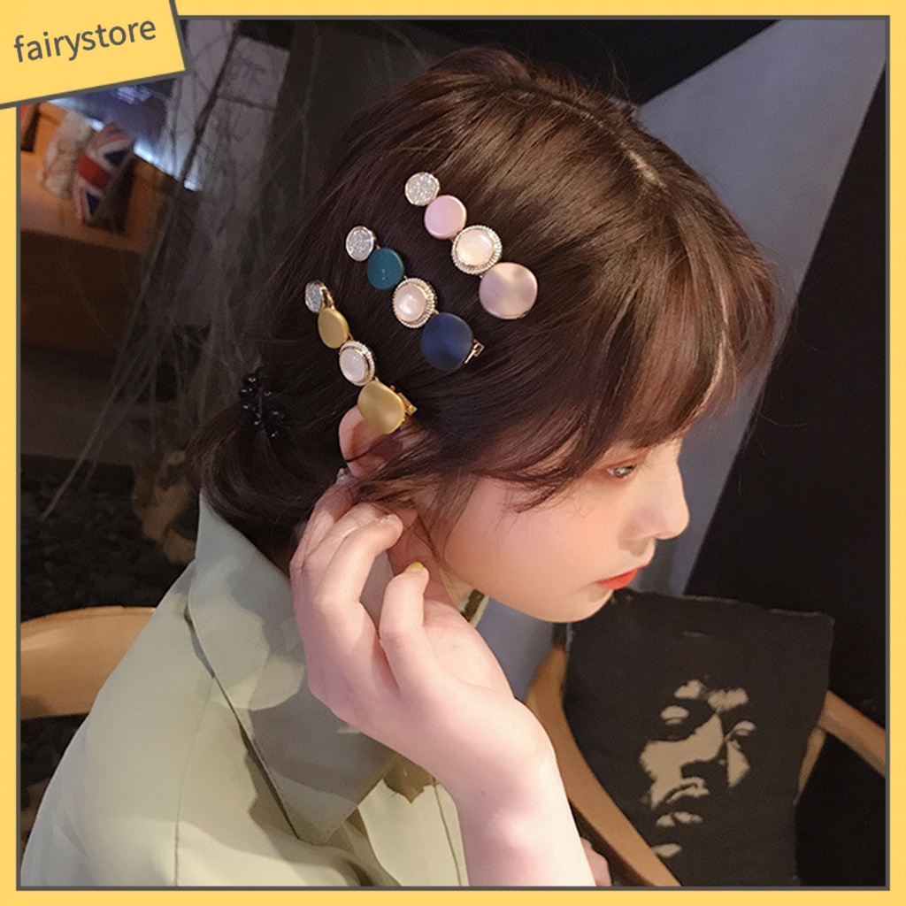 Set 5 / 8 / 10 Kẹp Tóc Hình Sao Biển Đính Ngọc Trai Giả Thanh Lịch Cho Nữ