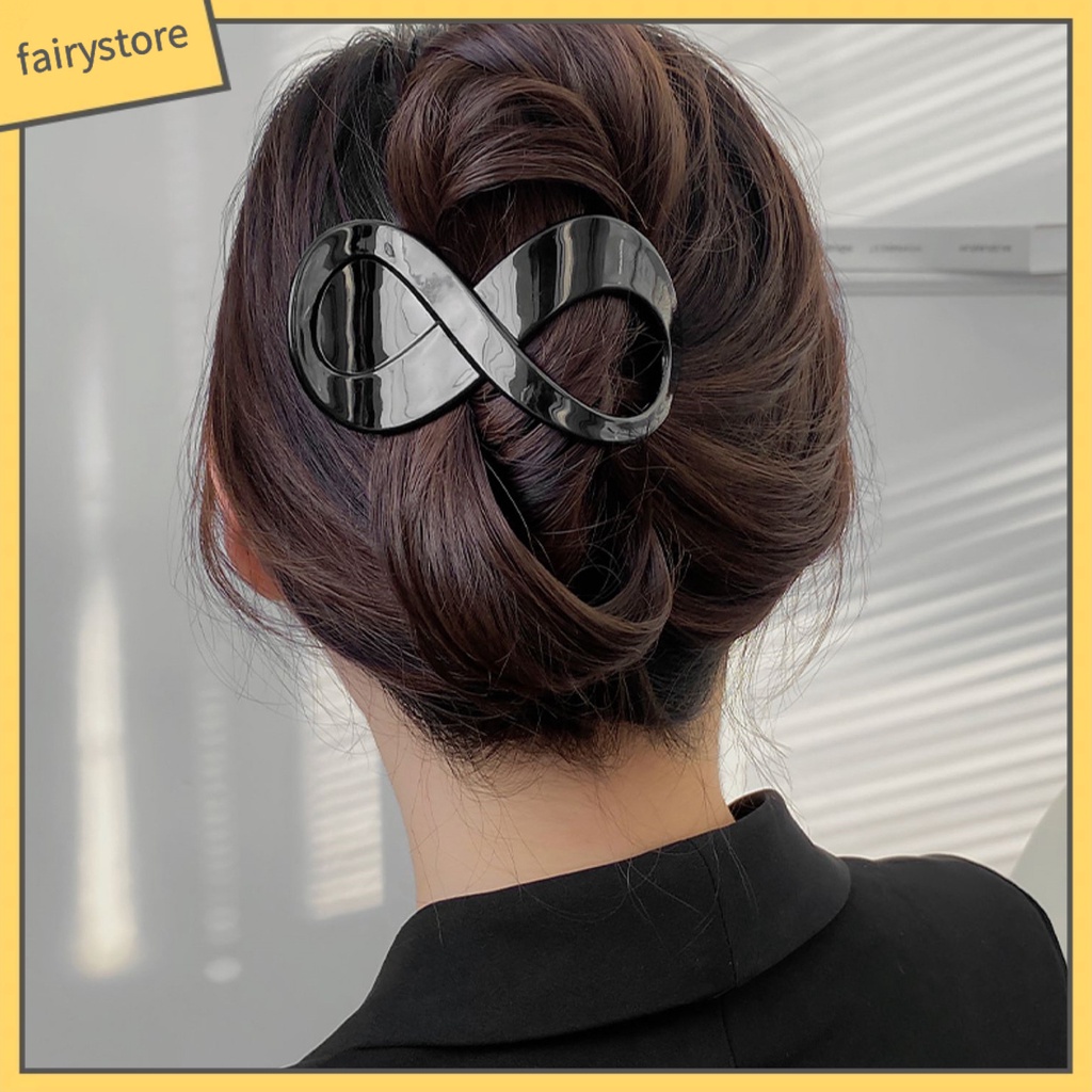 Kẹp Tóc Dạng Móng Vuốt Rỗng Chắc Chắn 8 Kiểu Dáng Trơn Màu Có Răng Cố Định Chống Trượt Cố Định Tóc Dành Cho Bạn Nữ