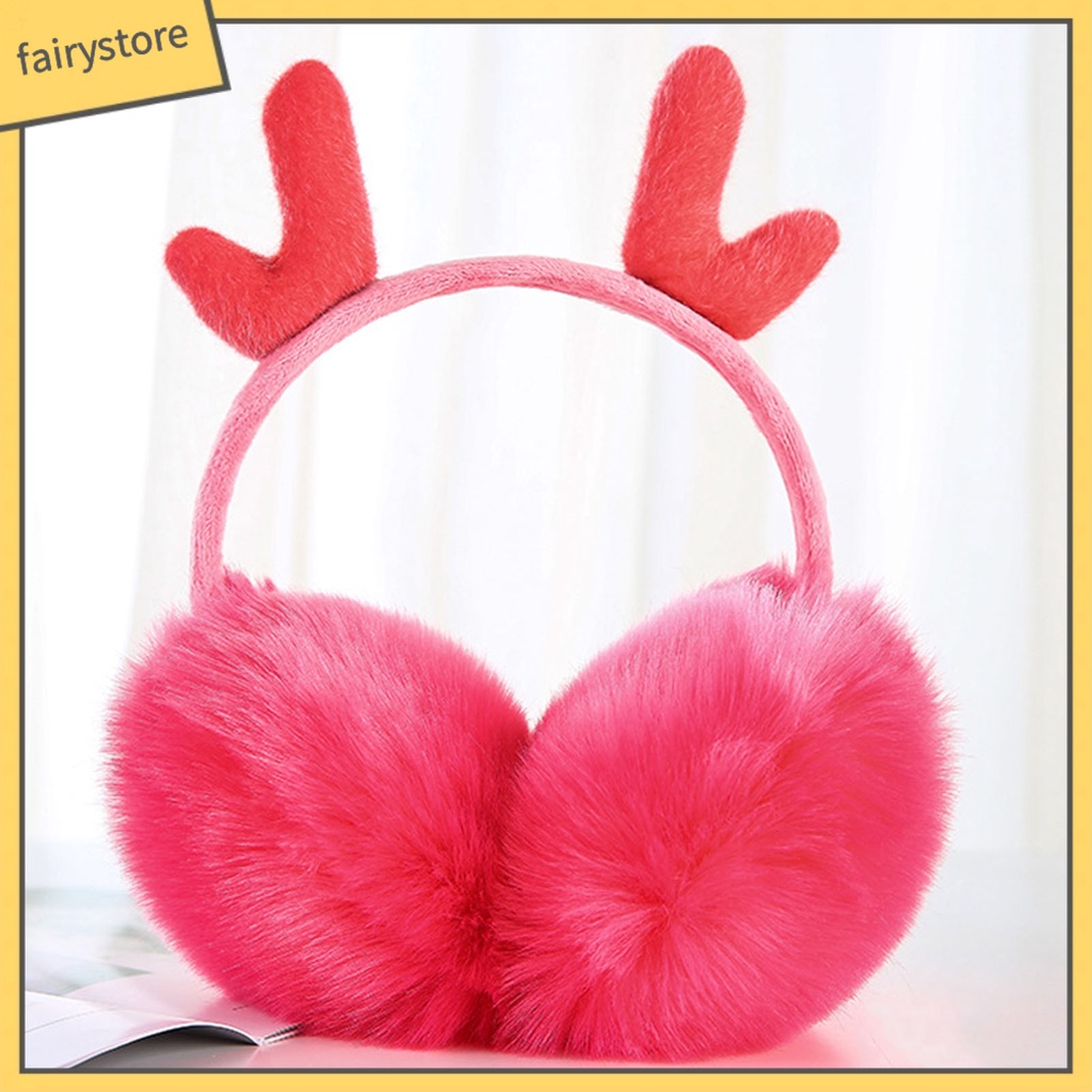 Bông Chụp Tai Phủ Lông Thỏ Giả Mềm Mại Màu Trơn Chống Trượt Thoải Mái Giữ Ấm Mùa Thu Đông Cho Nữ