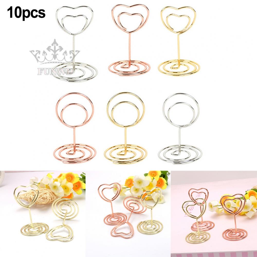 Kẹp Thẻ Bằng Sắt Hình Trái Tim Rộng 31mm Rộng 50mm