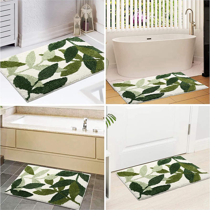 Thảm Chùi Chân Chống Trượt Thấm Hút Nước Tốt Tiện Dụng Cho Nhà Tắm