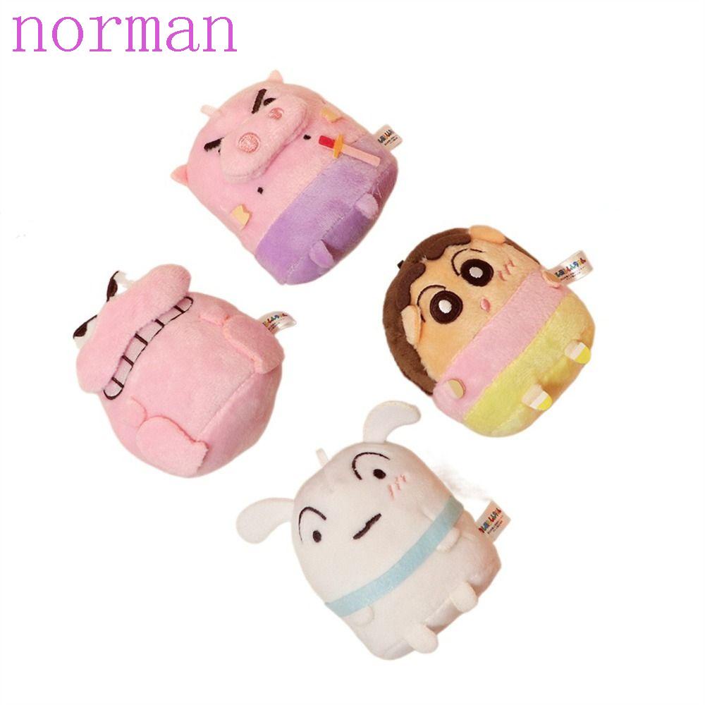 Norman Đồ chơi nhồi bông Hình Shin-Chan Mini Dễ Thương Trang Trí Ba Lô / Hành Lý