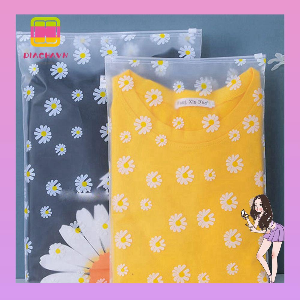 Set 1 / 5 Túi Đựng Giày Chống Thấm Nước Có Khóa Kéo Họa Tiết Hoạt Hình