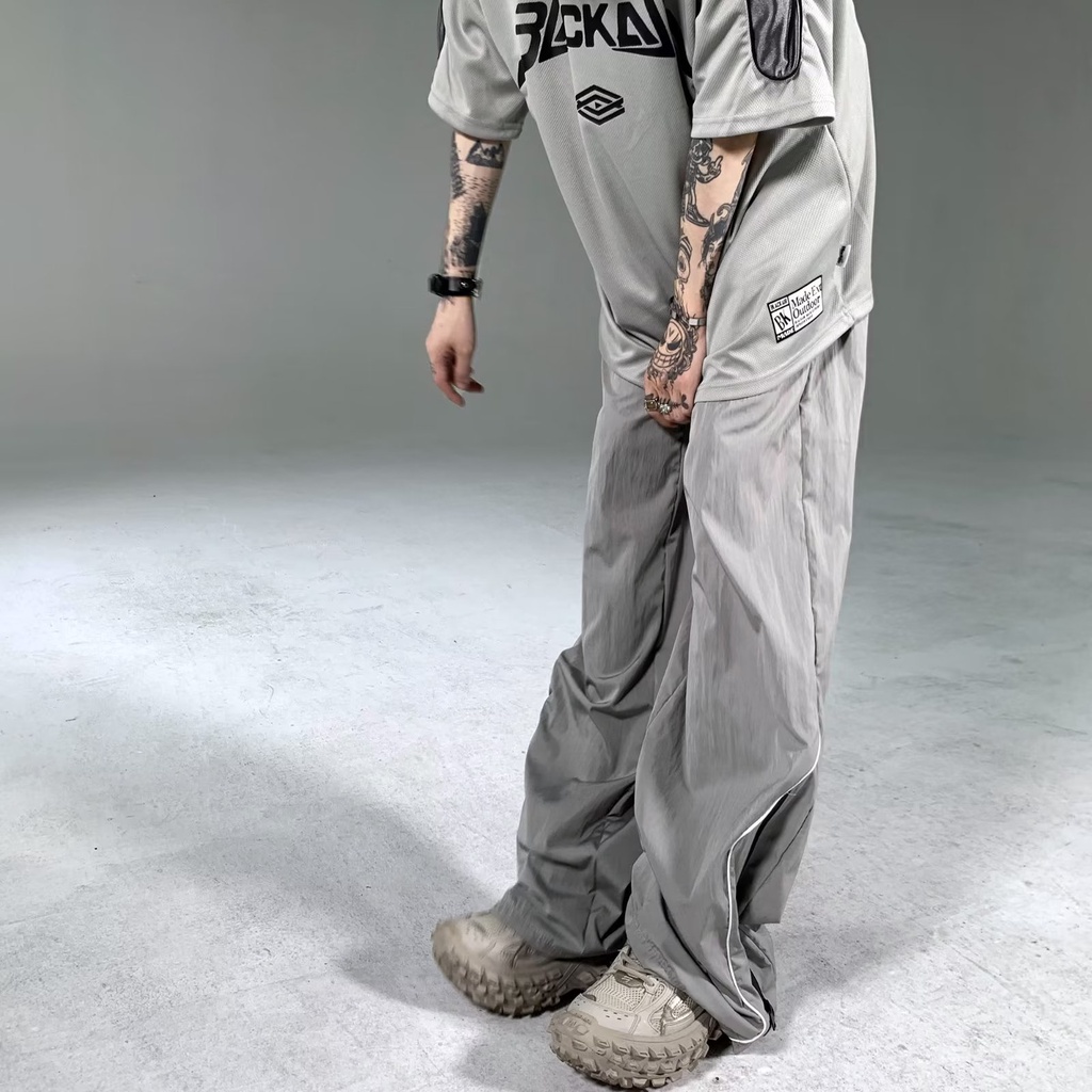 Quần Thể Thao Dài Đến Mắt Cá Chân Co Giãn Thời Trang Đường Phố Nhật Bản Mùa Hè Cho Nam