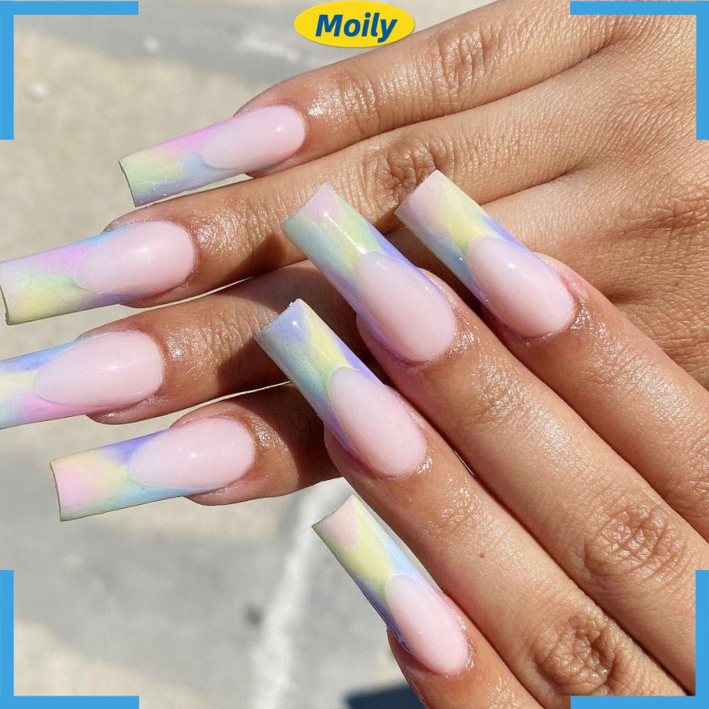 MOILYVN Bộ Móng Tay Giả Đầu Vuông