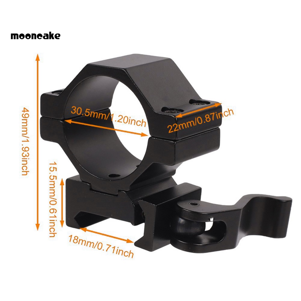 1 Bộ Kẹp Đèn Pin Bằng Hợp Kim Nhôm Tháo Lắp Nhanh Tiện Lợi