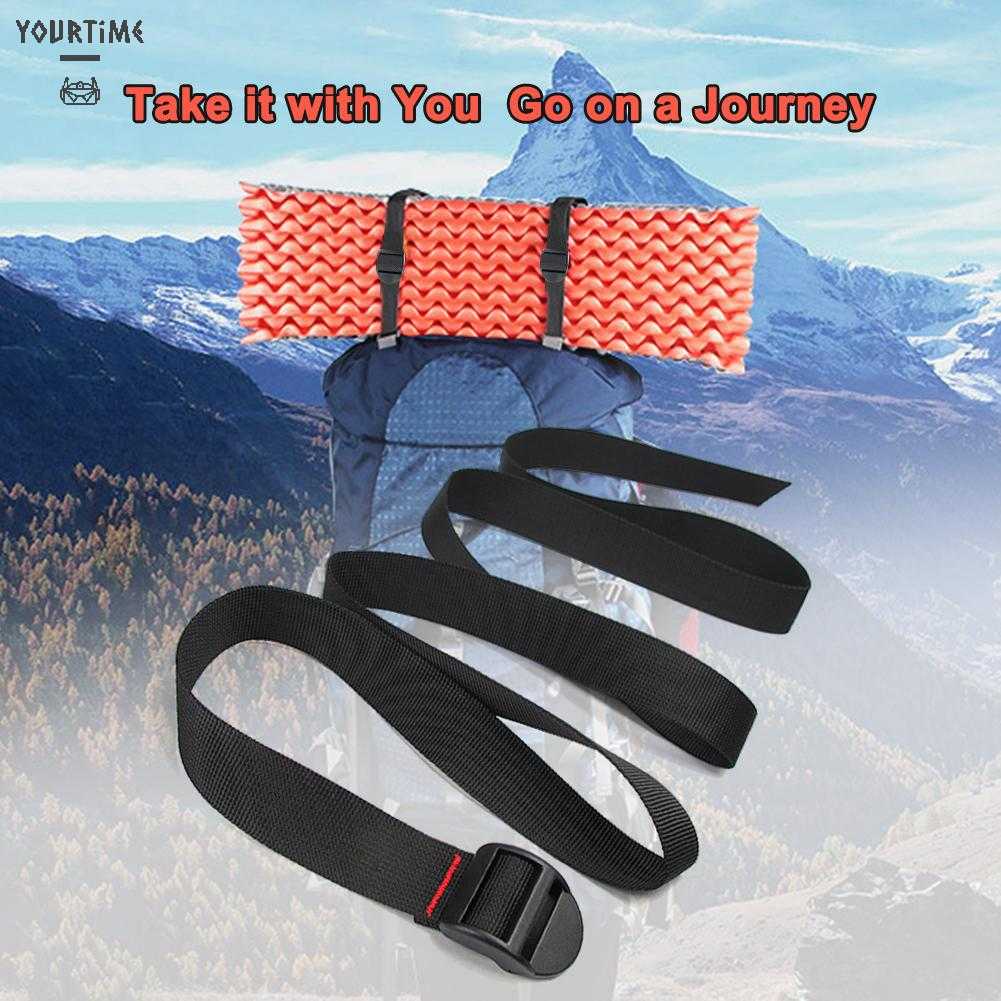 Dây Đai Buộc Hành Lý Màu Đen Tiện Dụng Khi Đi Cắm Trại