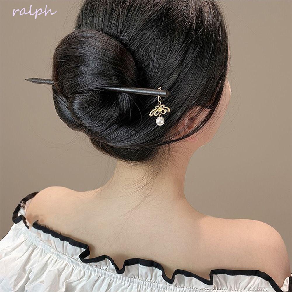 Trâm Cài Tóc Bằng Gỗ Họa Tiết Hoa Phong Cách Trung Quốc Cổ Điển Thời Trang Cho Nữ