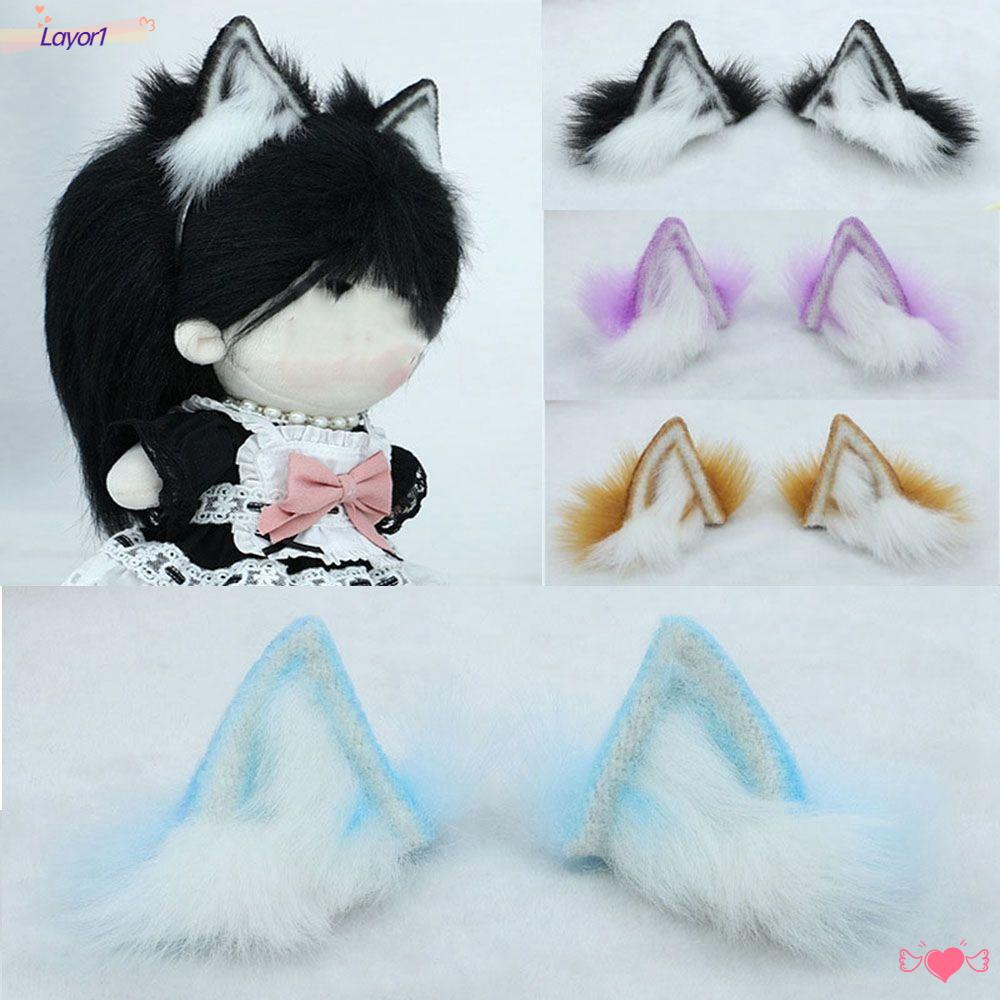 Layor1 Băng Đô Cài Tóc Bằng Vải Bông Dễ Thương Dành Cho Búp Bê 14inch