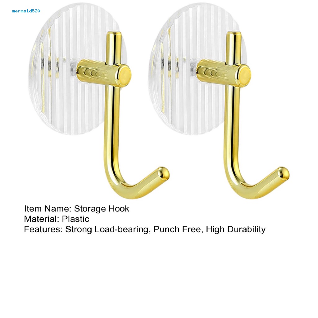 Set 2 Móc Treo Đồ Gắn Tường Ổn Định Tháo Được