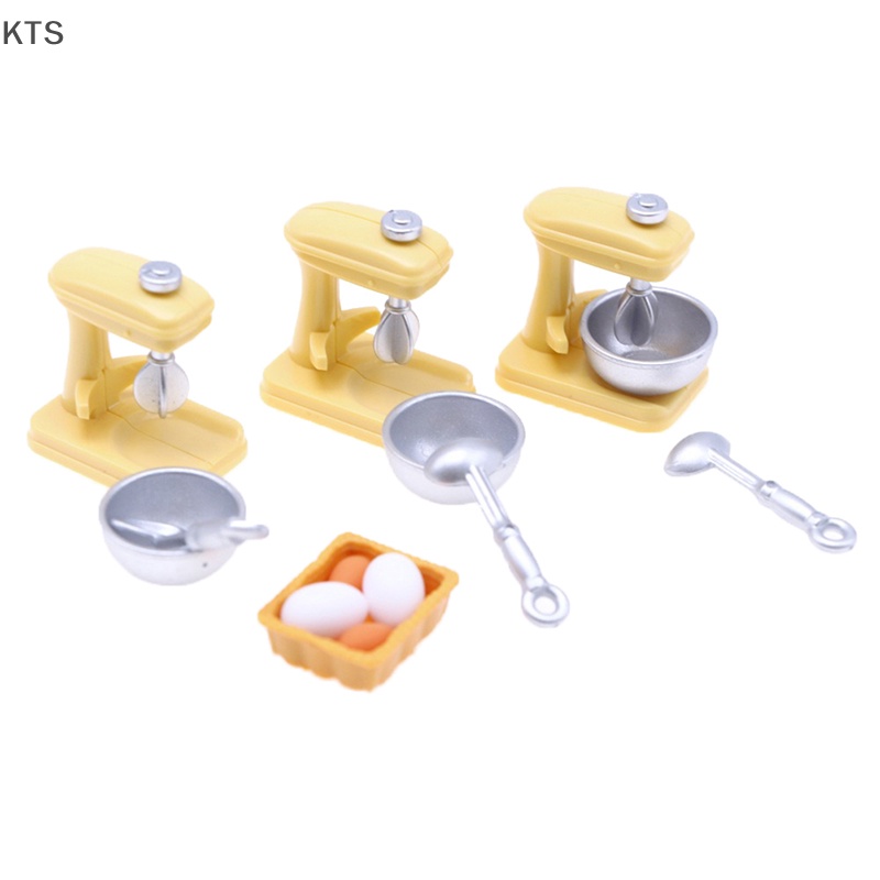 Mô Hình Máy Trộn Thực Phẩm Và Thức Ăn Mini Cho Bé