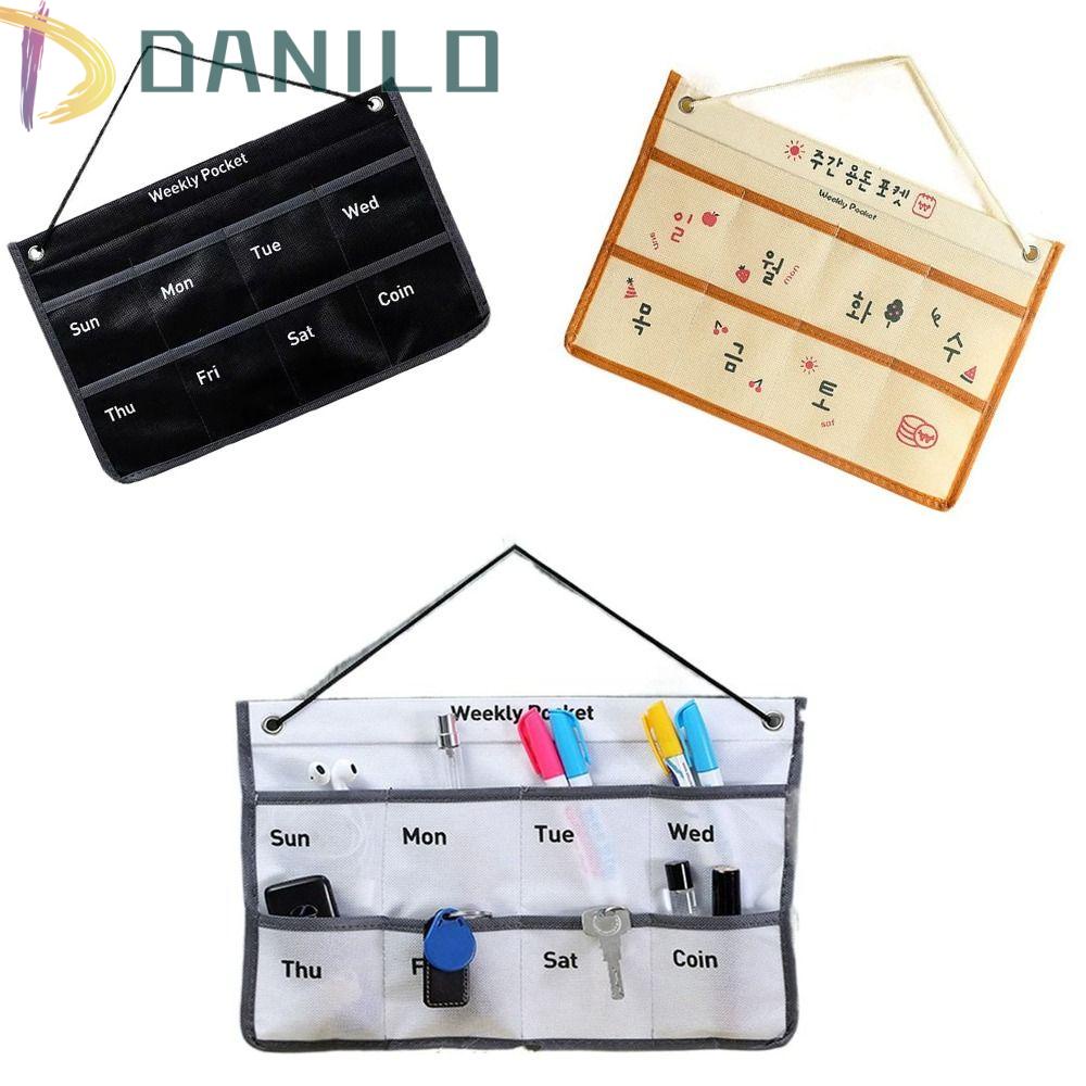 Danilo 1 Túi Treo Tường Đựng Đồ Nhiều Màu Sắc Có Thể Tái Sử Dụng