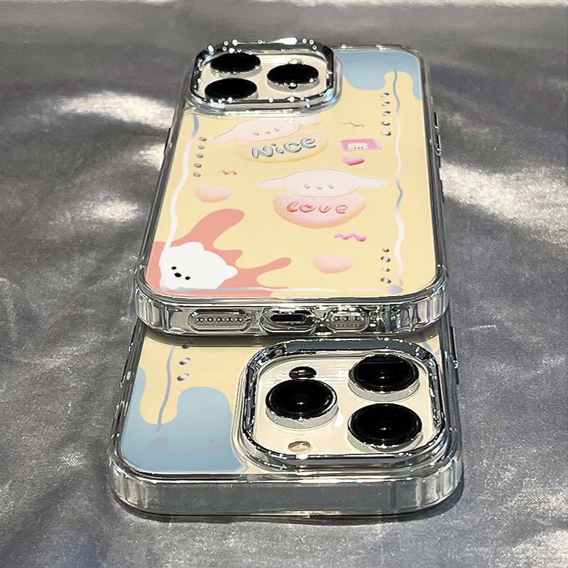 ✅Ốp Điện Thoại Mềm Chống Sốc Hình Chú Chó Cinnamon Cho Apple Iphone max 14pro117iPhone12 8pl13