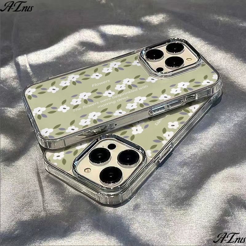 ✅Ốp Điện Thoại Mềm Chống Sốc Họa Tiết Hoa Đơn Giản Cho Iphone 14promax 81113iPhone127 14promax