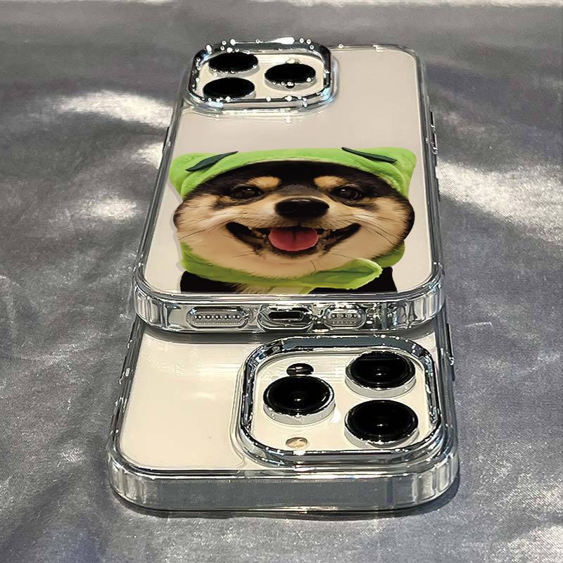✅Ốp Điện Thoại Dẻo Họa Tiết Chú Chó Dễ Thương Chống Sốc Cho iPhone12max 7813 11 14pro 56OQ