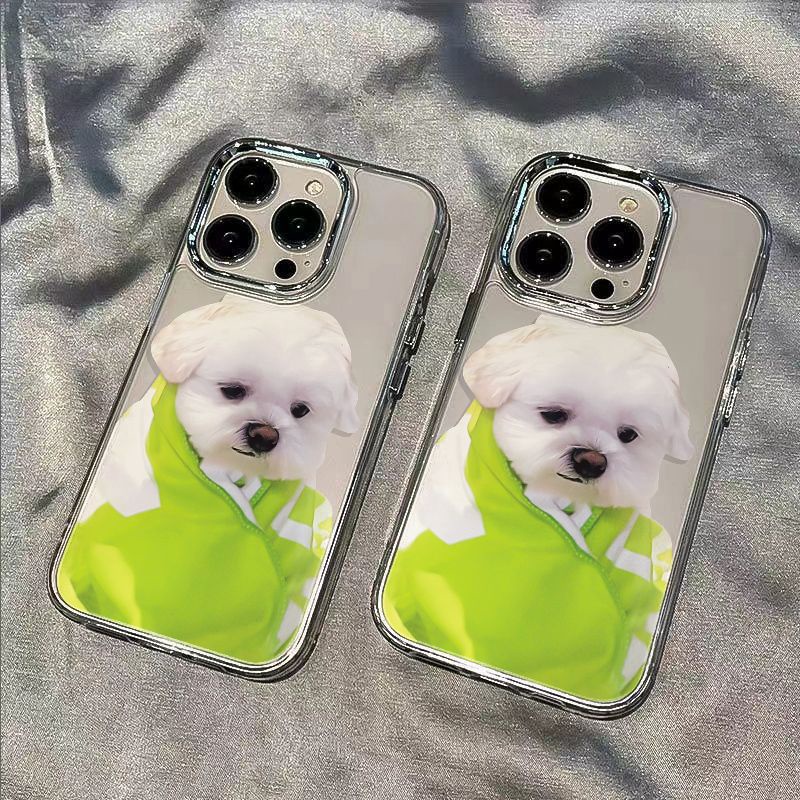✅Ốp Điện Thoại Cotton Mềm Chống Sốc Hình Cún Dễ Thương Cho Iphone 11138Iphone12In 14proplus / 7 max IR8F