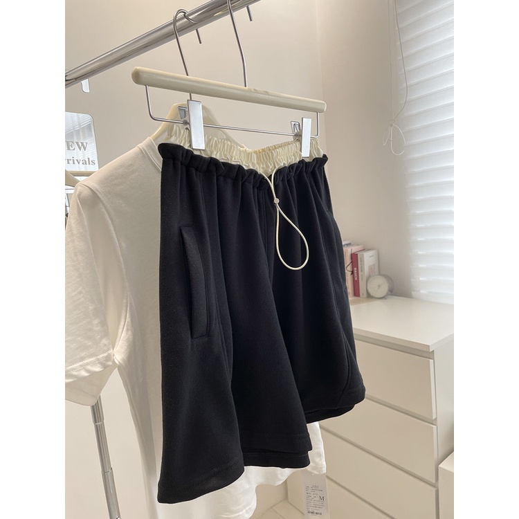 [F &amp; X] Quần Short Thể Thao Mỏng Nhìn Rộng Bình Thường!Quần Short Thể Thao Ống Rộng Lưng Cao Thoải Mái Thời Trang Mùa Hè Cho Nữ