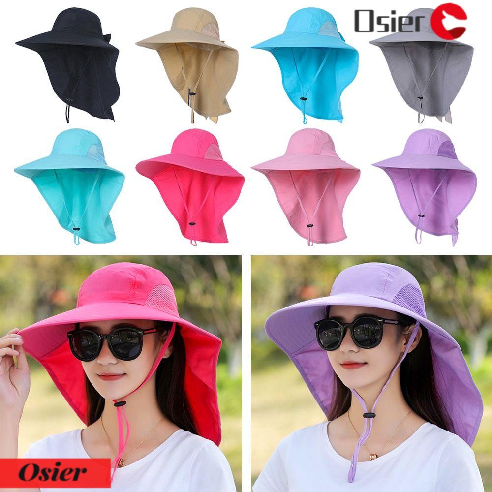 Nón Chống Nắng Mau Khô Kèm Tấm Che Cổ OSIER1 Cho Nữ Sự Bảo Vệ