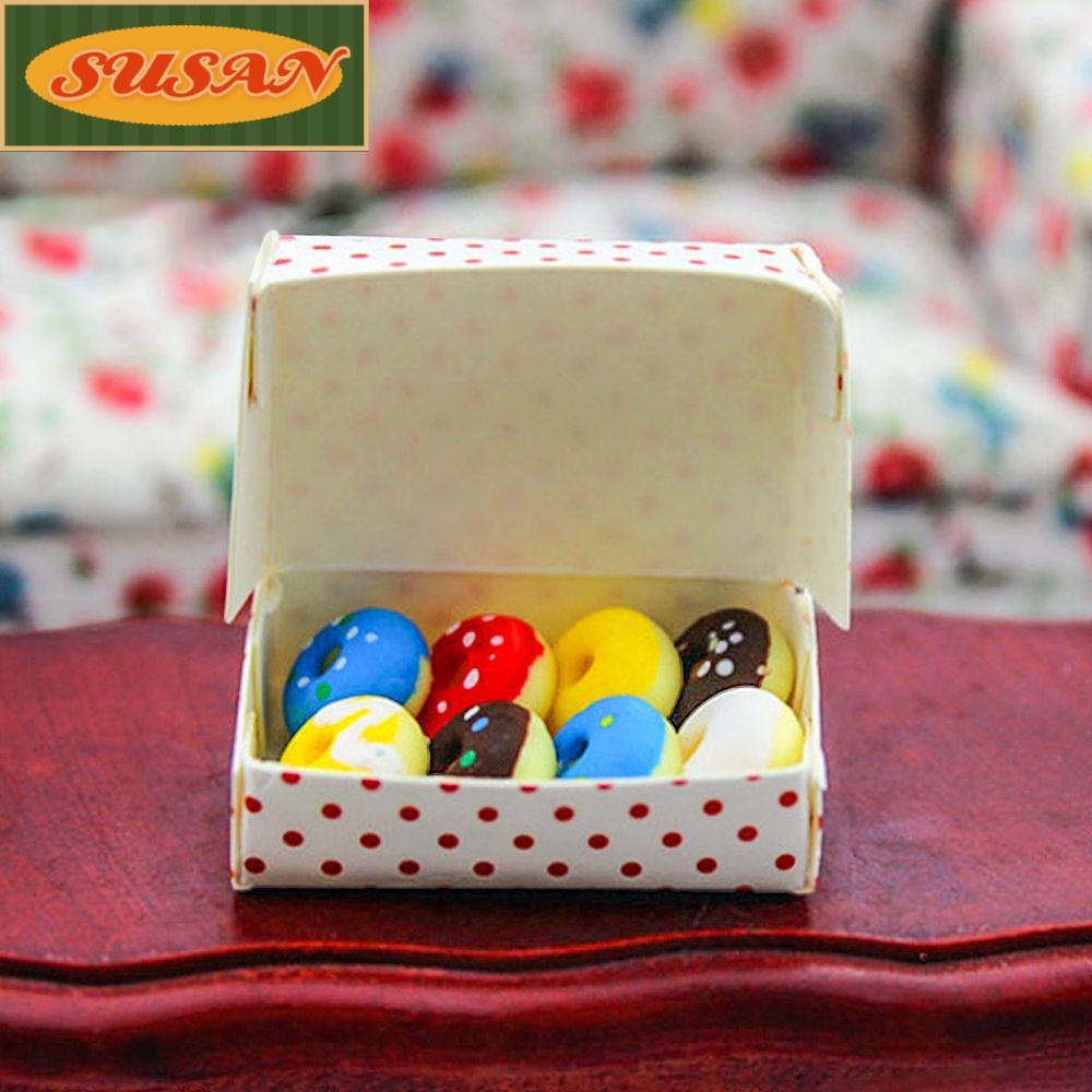 Mô Hình Bánh Donut Tỉ Lệ 1 / 6 1 / 12 Cho Nhà Búp Bê