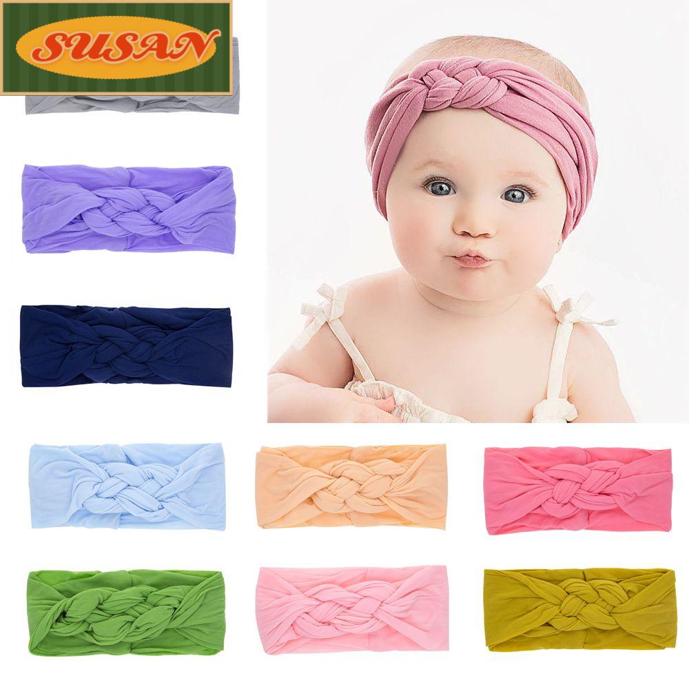 Băng Đô Bện Sợi Nylon Cho Bé